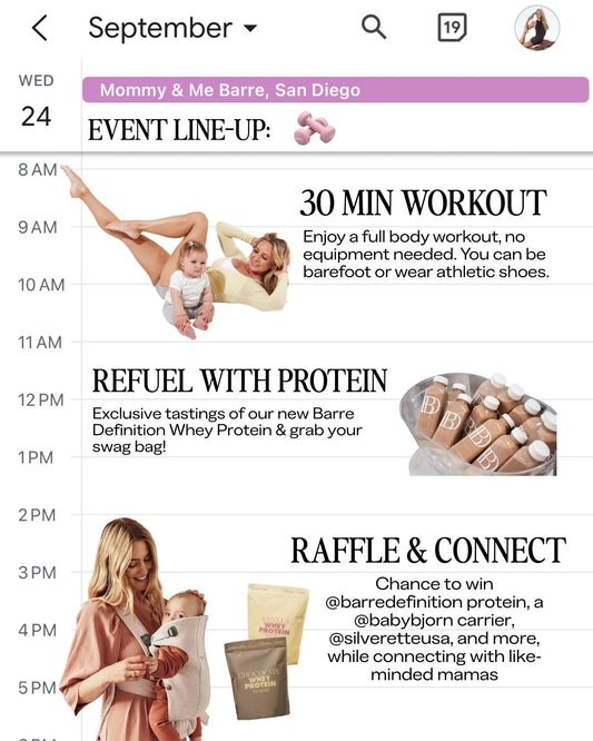 Mommy & Me In-Person Barre (San Diego)