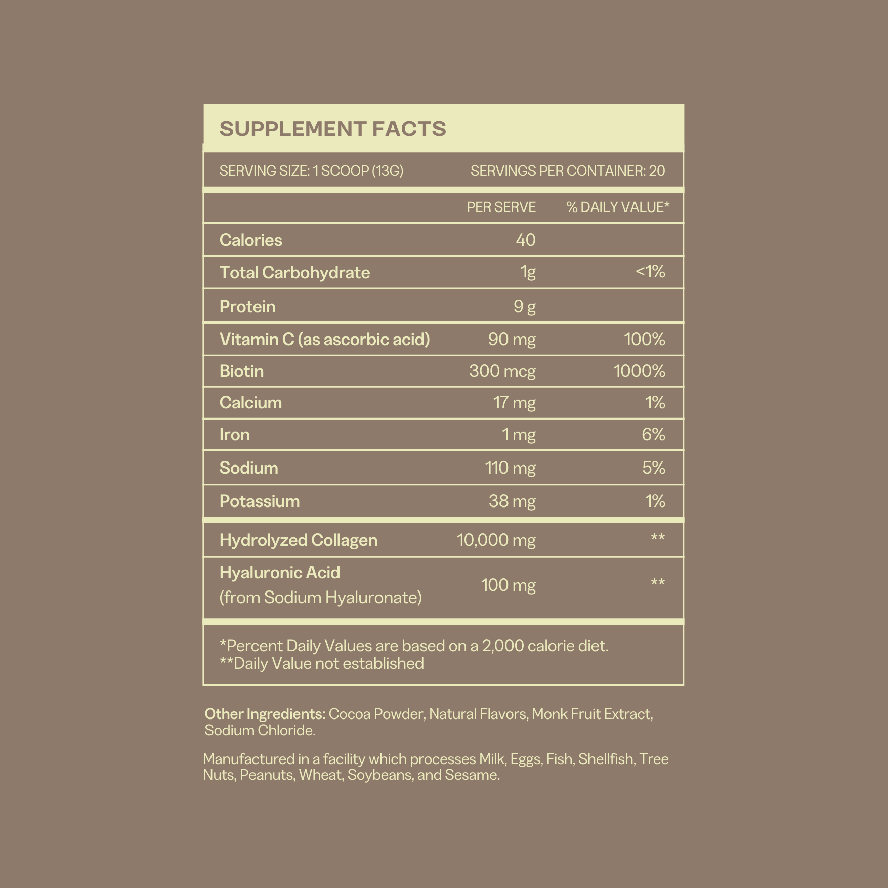 Chocolate / 20 Servings Chocolate / 40 Servings