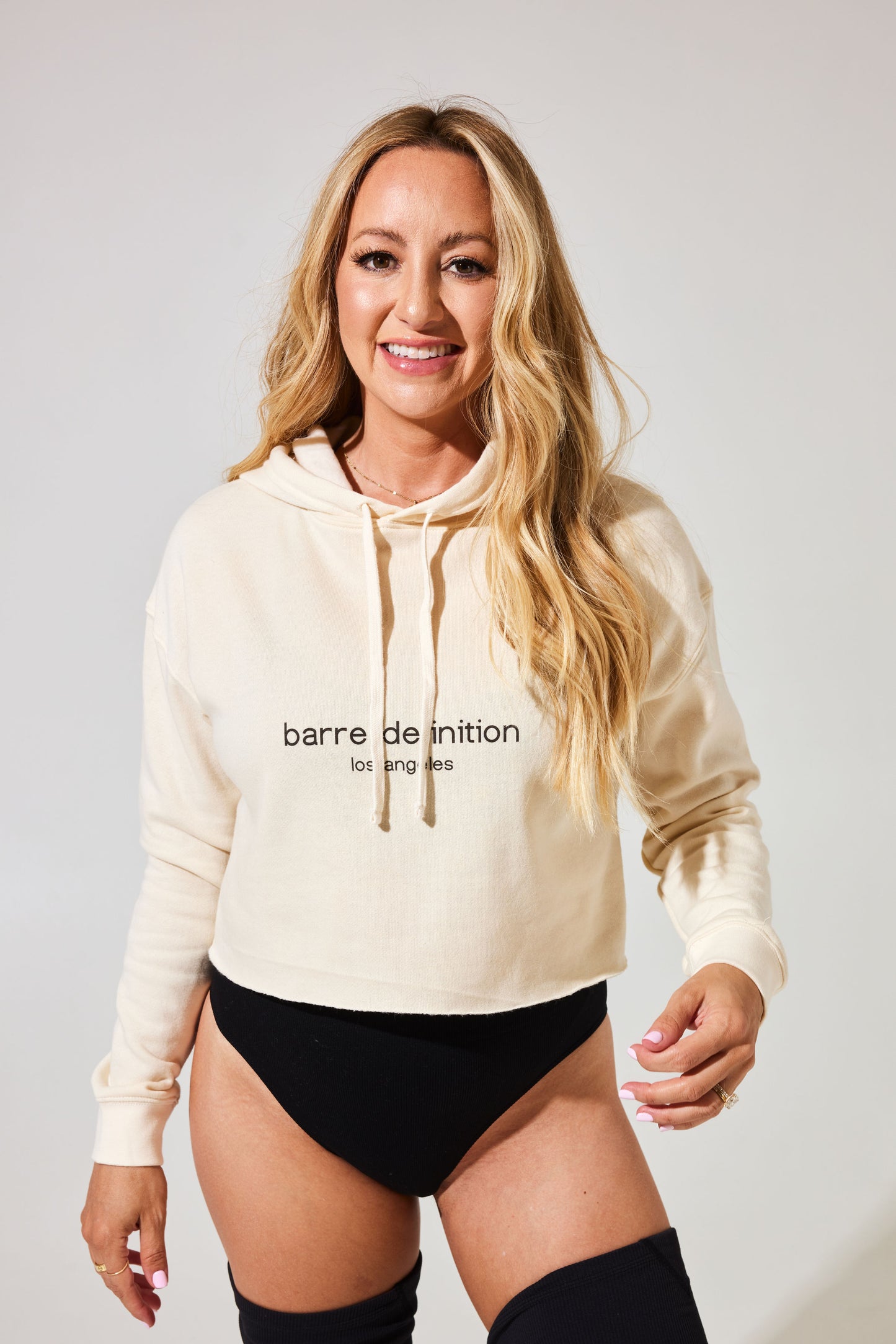 Los Angeles Cropped Hoodie