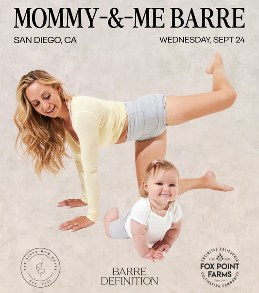 Mommy & Me In-Person Barre (San Diego)
